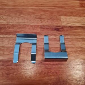 Clamp on inside of door lock