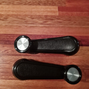 Window winder chrome insert