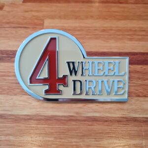 4 Wheel drive Emblem