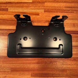 Numberplate bracket for jerry can holder