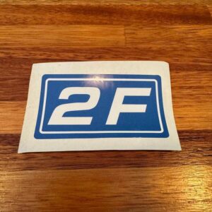 2F Engine tappet cover decal
