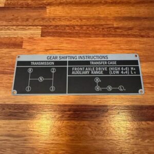 3 Speed shifting instructions