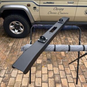 Bumper with fairlead hole, shackle points other winch models - powdercoated
