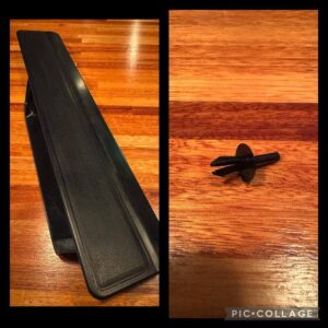 Clip panel dash air duct