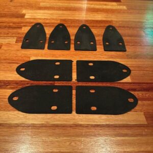 Door and bonnet hinge gasket set