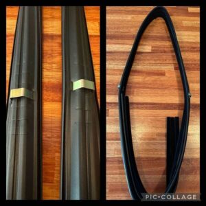 Door run glass full window