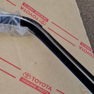 Door run glass full window chrome