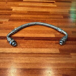 Hose transfer box to gearbox