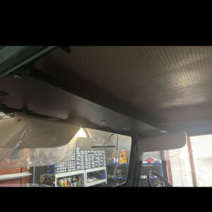 Overhead Console with 2 led lights top wiper model- fine grain powdercoated