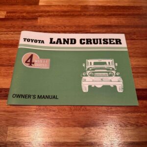 Owner's Manual pre 74