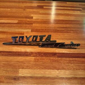 Pre 74 LANDCRUISER top fender emblem