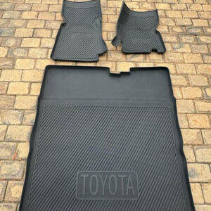 Rubber carpet set, FJ 40 tank under seat