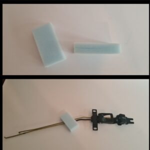 Silencer/packing in door