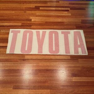 Styleside loadbin decal - red