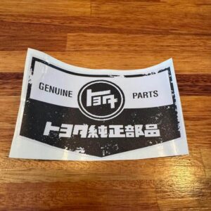 Teq parts decal - black