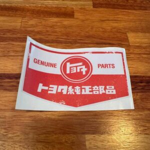 Teq parts decal - red