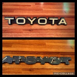 Toyota emblem ROUND BEZEL TO 79