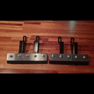 Mud flap brackets set