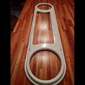 Round stamped fiberglass aftermarket bezel