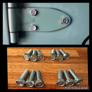 Bolt hinge to door pre 80 No 5 Bolt M 8 x 30mm each 12 of