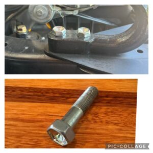 Hook bolt 2 per hook each