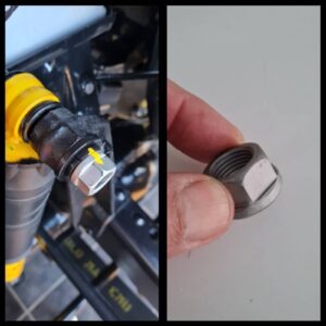 Nut flange shock tower each 2 of