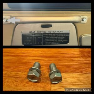 Panic handle bolts each 2 of