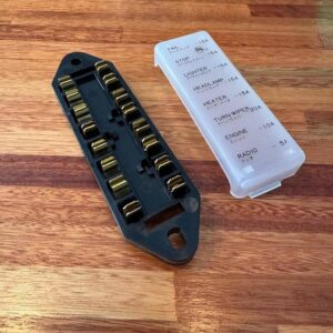 Pre 80 fuse box complete with radio fuse imported