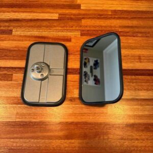 Rectangular mirror with cross imported each 2 of