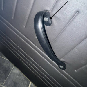 Screw door pull grip each 2 per side