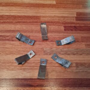 Spring steel clips for wheel caps each 6 per wheel