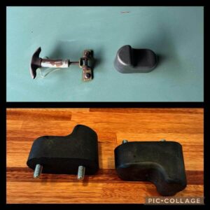 Windscreen rest block each 2 of