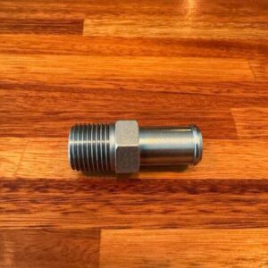 Block to heater pipe joint