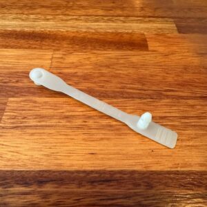 Clamp wiper washer pipe