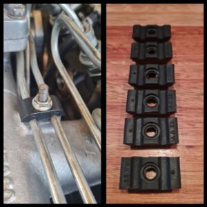 Injector rail clamps each 6 of