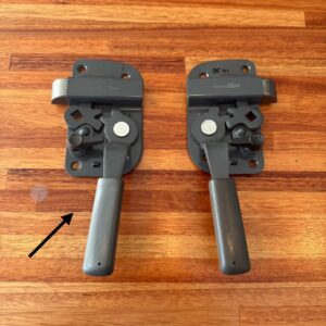 Inside door handle - lock mechanism set - left hand - aftermarket