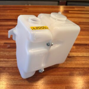 Radiator reservoir and wiper washer bottle