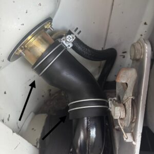 Fuel filler hose clamp